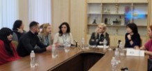 Зустріч з головою Координаційного центру з розвитку сімейного виховання та догляду дітей Іриною Туляковою