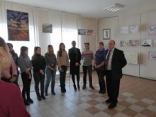 Відкриття виставки-конкурсу студентських робіт на художньо-графічному факультеті